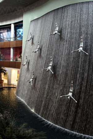 Dubai Mall Waterfall