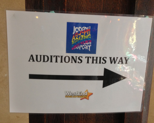 Joseph and the Amazing Technicolor Dreamcoat Auditions
