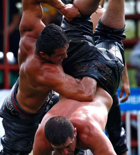 Turkish Oil Wrestling 01