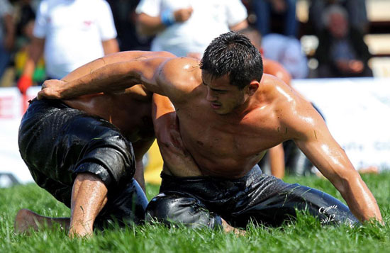 Turkish Oil Wrestling 02