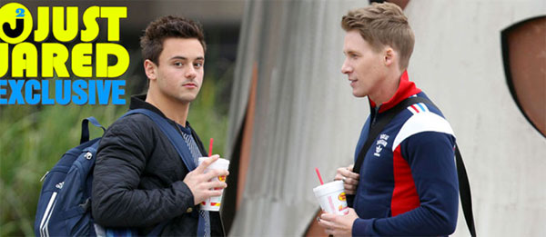 Tom Daley Dustin Lance Black Just Jared