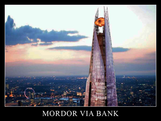 The Shard Mordor Via Bank