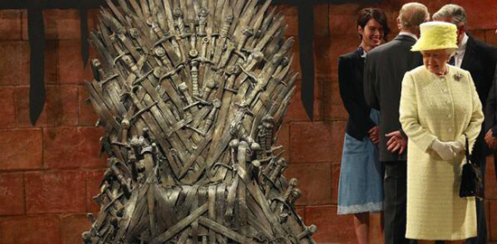Game of Thrones Elizabeth II Visit