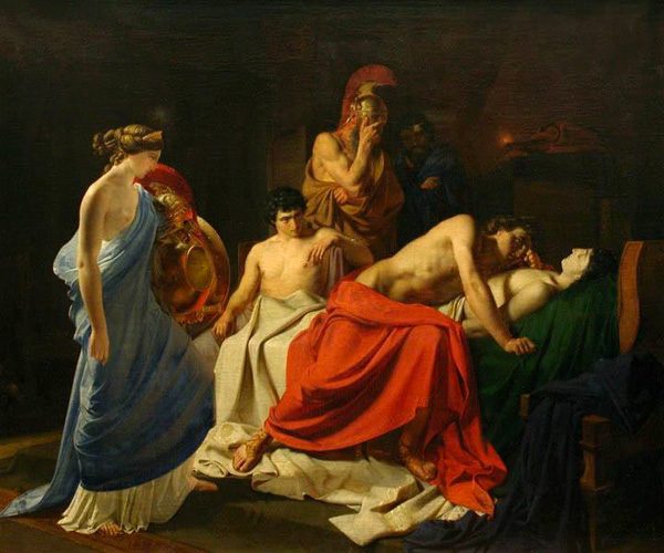 Achilles Mourns Patroclus