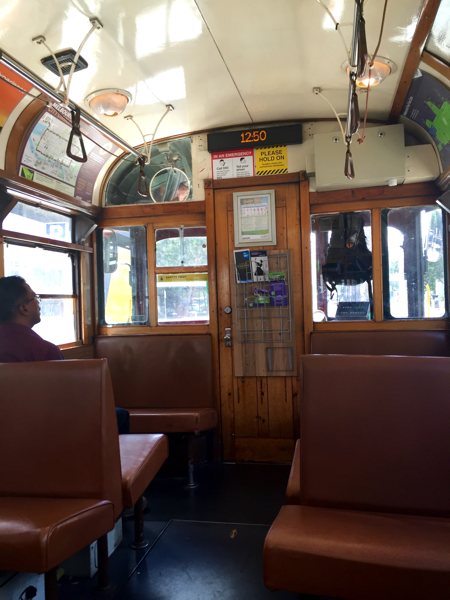 Melbourne Yarra Tram Inside